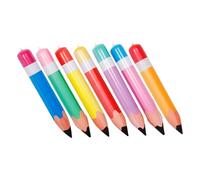 Hoement 7 Pièces Lot Ballons Crayons Gonflables PVC Décoration Légère pour Fête et Classe Rentrée Scolaire