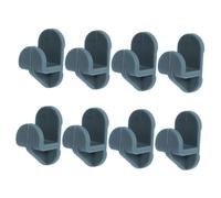 Hoement 8 pièces Clips Support Étagère Congélateur sans Perçage Crochets Robustes pour Rangement Frigo et Congélateur Système Sécurisé et Facile à Installer pour Balconnet et Clayette