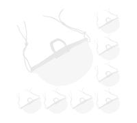 Hoement 8 pièces Transparent Réutilisable pour Chefs Cuisine Écran Facial Anti-éclaboussures avec Sangle Ajustable pour Restaurants et Restauration