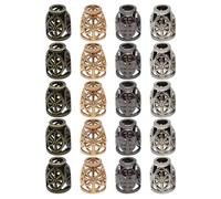 Hoement 80 Pièces Butées de Corde en Alliage de Zinc Compactes et Robustes pour Extrémités de Cordon Pratiques Adaptées aux Vêtements et Lanières