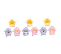 Hoement 9pièces De Bain Éponge Cartoon Pour Tout Lavables Et Confortables Assortiment De