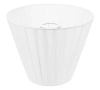 Hoement Abat-jour Tissu Plissé Décoratif Blanc pour Lampe de Table Remplaçant Abat-jour pour Lampes de Bureau Lampadaire Doux Éclairage Protecteur des Yeux Style