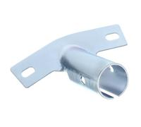 Hoement Adaptateur de Manche Fer pour Brosse à Fil et Balai Accessoire de Nettoyage Sol Support Robuste Compatible Multi-modèles pour Usage Domestique et Extérieur