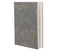 Hoement Agenda et Prévention des Bavures D'encre Suivi des Objectifs 2027 A5 en Papier pour Professionnels et Enseignants pour Usage Bureau et Scolaire