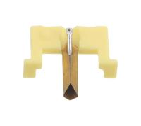 Hoement Aiguille de Lecture Diamant, Stylet de Remplacement, Plastique et Métal, Jaune, Précis des Sillons, pour Vinyle et Tourne-disque, Home Parties et Audio Professionnel