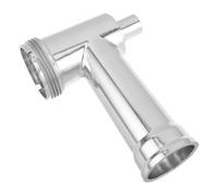 Hoement Aluminium Alloy Meat Grinder Barrel Attachment For Electric Mincer Kitchen Stand Mixer Replacement Part For Sausage And Meat Processing