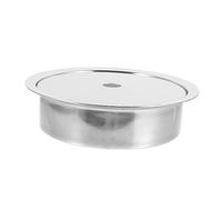 Hoement Anneau D'encastrement Pour Plaque à Induction 240mm Couvercle Inox 205mm, Adaptateur De Plaque Induction Anti-débordement, Compatible Fondue Et Barbecue, Accessoire Cuisson Électrique