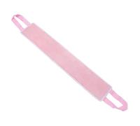Hoement Applicateur d'autobronzant dos en fibre avec sangle rose, outil de bronzage pratique pour une application précise, prévient les taches sur les mains, adapté aux crèmes