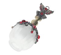 Hoement Atomiseur de Parfum Flacon de Parfum Vide en Verre Rouge 30ml Rechargeable Résistant aux Chocs et Protection Les Rayons pour Huiles Essentielles pour Aromathérapie et Salon