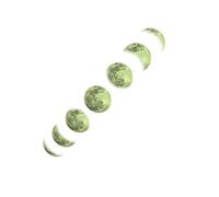 Hoement Autocollant Mural Lumineux Phosphorescent Des Phases Lune Pour Chambre Et Salon, Autocollant Décoratif Amovible, Facile à Positionner, Pour Murs Et Plafonds, Décoration Lumineuse D’intérieur