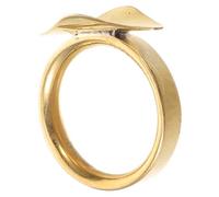 Hoement Bague de Piston de Trompette en Métal Alliage Laiton, Anneau Coulissant Ergonomique Petit Modèle, Accessoire de Rechange pour Coulisse Trompette et Cornet, Outil de Maintien