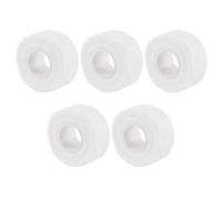Hoement Bandages Élastiques Auto-adhésifs en Coton Blanc 5pcs, Protecteurs et Confortables, Adaptés pour Sportifs et Usage à Domicile