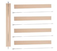Hoement Bandes Chauffantes Éléments Chauffants Lot de 5 de Rechange en Tissu Haute Température et Aluminium 200mm, Accessoires pour Scelleuse Thermique pour Thermoscelleuse Manuelle