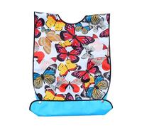 Hoement Bavoir pour Adulte Repas Imperméable Lavable Réutilisable Protection Anti-Huile Grand Format pour Personnes Âgées en Convalescence Pendant Repas
