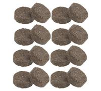 Hoement Bloc D'allumage en Bois et Cire 50pcs, Petit et Léger, Usage Polyvalent pour Feu Extérieur, Stable et Solide pour Barbecue et Camping