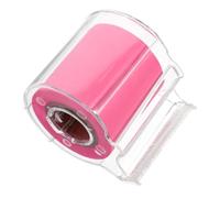 Hoement Bloc-notes Autocollants Rouleau Adhésif Rose Vif, Format Compact Portable, 1 Rouleau 100 Feuilles, Autocollants Mémo Repositionnables pour Bureau et Maison, Accessoires de Notes