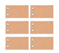 Hoement Bloc-notes Multifonction Marron Papier à Dessin Cousu, 6 Pièces de 60 Feuilles, pour Croquis et Dessin à Plat pour Filles et Garçons