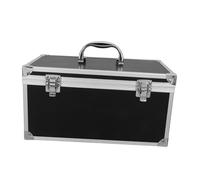 Hoement Boîte à Outils Aluminium Robuste avec Poignée Valise de Rangement Portable Multifonction pour Outils et Accessoires Résistante Corrosion Facile à Ouvrir et Fermer pour Maison