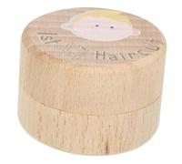 Hoement Boîte à Souvenirs pour Bébé en Bois, Rangement pour Premières Dents Perdues et Première Coupe de Cheveux, Accessoire Déco Chambre Garçon et Filles