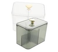 Hoement Boîte De Rangement pour Coton-Tige Et Cure-Dents Distributeur De Coton-Tige Organiseurs De Petite Taille Portable