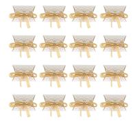 Hoement Boîtes à Dragées de Mariage en Papier Forme Oreiller avec Ruban Doré Lot de 50 Pièces Boîtes d 39 Emballage Présent pour Bonbons Petite Taille Décorations Festives