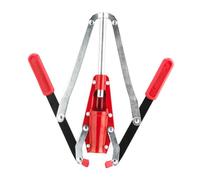 Hoement Bouchonneuse Manuelle à Double Levier en Métal Poignée Plastique, Outil de Bouchage pour Vinification Maison, Compatible Bouteilles de Vin, Usage Vinification et Mise en Bouteille