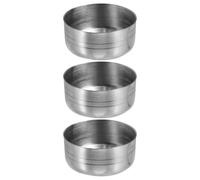 Hoement Bouchons de Rechange Design Étanche et Facile à Nettoyer Lot de 3 pour Shaker en Acier Inoxydable 550ml pour Bars et Fêtes