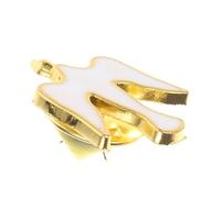 Hoement Broche Plaquée or Épingle De Poitrine, Bijou Religieux Pour Mariages Et Célébrations, Accessoire De Mode Chrétienne Élégant