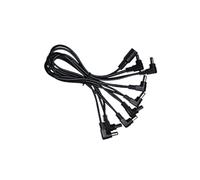 Hoement Câble Alimentation Chaîne Marguerite Voies à Angle Droit pour Pédales Effets Guitare et Basse et Compatible Connecte Jusqu à Pédales Mâles à Ressort Anti-déconnexion