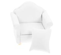 Hoement Canapé Miniature Confortable pour Hamster en Coton Blanc, Résistant et Léger, Accessoire pour Protéger et Divertir Votre Petit Animal la Maison