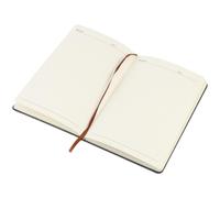 Hoement Carnet de Notes Professionnel A5 à Couverture Pu, Noir, Style Simple et Mode, pour Étudiants et Employés de Bureau, pour Prises de Notes, Listes et Dessins