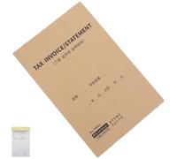 Hoement Carnet de Reçus et Factures en Papier Haute Définition 60 Pages pour Gestion des Commandes et Suivi des Achats en Logistique Internationale