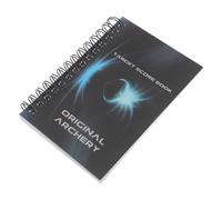 Hoement Carnet de Score de Tir à l'arc Feuilles de Score Vierges Couverture Plastique en Papier ABS pour Organisation Compacte et Suivi Précis des Sessions de Tir à l'arc en Extérieur