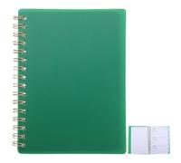 Hoement Carnet Spirale A6 pour Mots de Passe avec Index Alphabétique, Cahier en Papier PP, Usage Quotidien pour Seniors, Design Fonctionnel pour Travail et Voyage