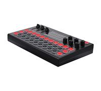 Hoement Carte Son Live Pour Diffusion En Direct Changement De Voix Compatible Multi- Interface Audio Portable Effets Lumineux Du Bruit Dsp Pour Karaoké Et Enregistrement Musical Design Compact Et Noir