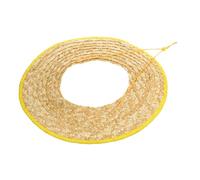 Hoement Casque Pare-Soleil Paille de Blé Protection UV Large Bord pour Casques de Chantier et Respirant Visibilité Claire et Confort pour Travailleurs Extérieur