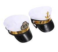 Hoement Chapeaux Adorables Couvre-Chefs Doux sans Irritation 2pcs en Polyester pour Chiens et Chats pour Anniversaires et Portraits de Famille