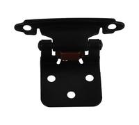 Hoement Charnières de Porte de Camping-car en Acier Noir, Charnière à Ressort Auto-fermante, Solution Polyvalente pour Armoires Semi-cachées, Épaisseur 1,5 Mm