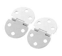 Hoement Charnières en Cuivre 180 Degrés 2pcs pour Petits Projets de Menuiserie, Compactes et Résistantes la Rouille, Accessoires pour Portes de Meubles et Tiroirs