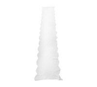 Hoement Chemin de Table en Dentelle Blanche en Polyester, Broderie Fine, Résistant au Temps, pour Décoration de Mariage et Dîner Romantique