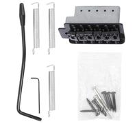 Hoement Chevalet Accessoire Électrique de Guitare Noir en Métal Gaucher Bras à Vis à 6 Cordes Adapté pour Guitare pour Installation Électrique