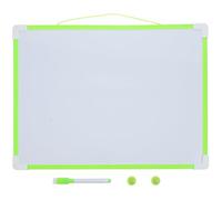 Hoement Chevalet Double Face pour Tableau Blanc Magnétique en Pvc Léger et Stable, Design Élégant, pour Bureau et Tableau D'affichage des Élèves