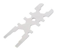 Hoement Clé Robinet Multifonction Acier pour Salle de Bain Outil de Réparation Robuste Adapté Aux Écrous et Raccords Robinetterie