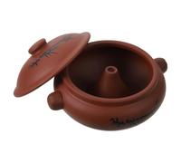Hoement Cocotte en Céramique 350 Ml Multifonction pour Cuisson Vapeur et Mijotage, Pot à Ragoût Compact, Cuisson Homogène, Ustensile Cuisine Ménager Adapté la Couleur Couleur Aléatoire