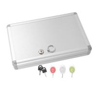 Hoement Coffre à Clés Mural en Alliage D'aluminium 24 Emplacements Serrure Sécurisée Boîte à Clés à Fente pour Organisation et Rangement et Professionnel