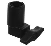 Hoement Collier de Fixation pour Pupitre de Musique en Plastique Noir, Diamètre Standard 1,6cm, Empêche le Glissement Basculement, pour Piano et Performance