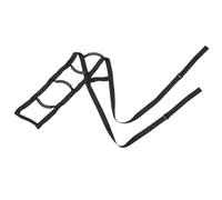 Hoement Corde de Traction Aide Pratique pour Lit Noir en Sangle et Silicone Multi-Usage pour Changer de Position Lit pour Personnes à Mobilité Réduite