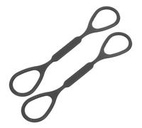 Hoement Cordon de Traction pour Trompette en Silicone Souple, Accessoire Élastique pour Tube Changeur de Voix, Taille Petite, Couleur Noire, Adapté aux Instruments à Vent et Entraînement