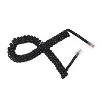Hoement Cordon Téléphonique Spiralé avec Connecteurs PC Câble Extensible pour Téléphone Fixe et Bureau Ligne Téléphonique Résistante Antinœuds