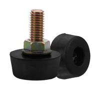 Hoement Coussin de Calage pour Capot de Pare-chocs de Voiture en Fer Noir 1 Paire Ajusteur de Capot de Voiture Fabrication de Précision Stable Performance pour Moteur et Véhicule Tuning